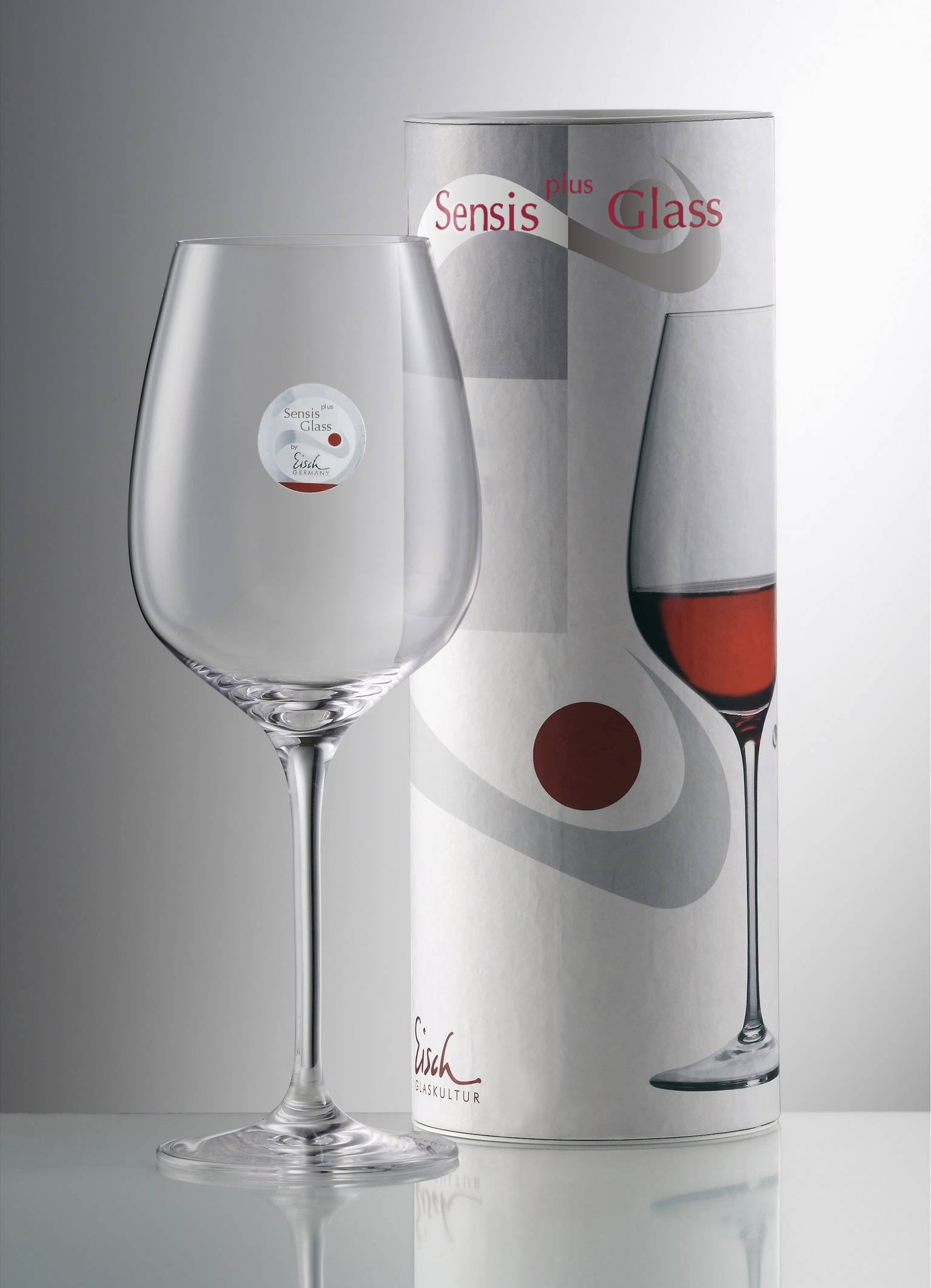Geschenkröhre aus Karton für Stielglas