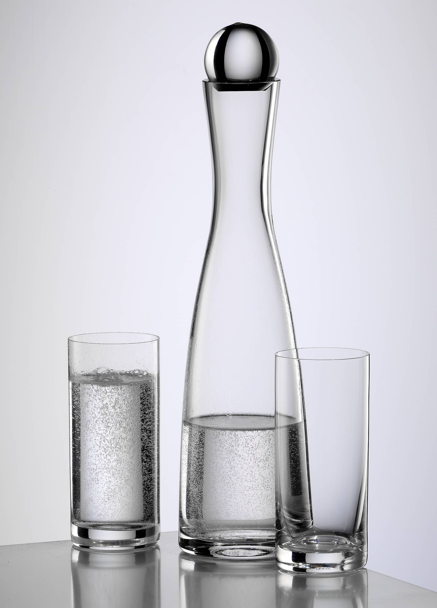 Wasserset mit Karaffe und 2 Longdrinkgläsern